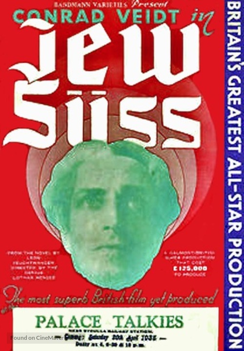 Jew S&uuml;ss - British Movie Poster