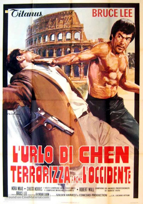 Meng long guo jiang - Italian Movie Poster