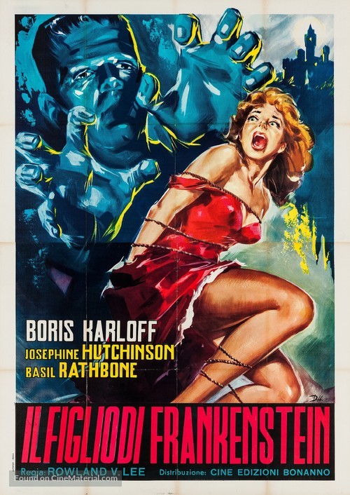 Son of Frankenstein - Italian Re-release movie poster