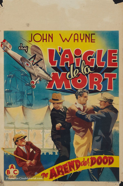 The Shadow of the Eagle - Belgian Movie Poster