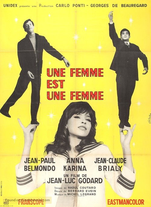 Une femme est une femme - French Movie Poster