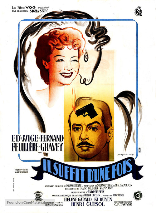 Il suffit d&#039;une fois - French Movie Poster