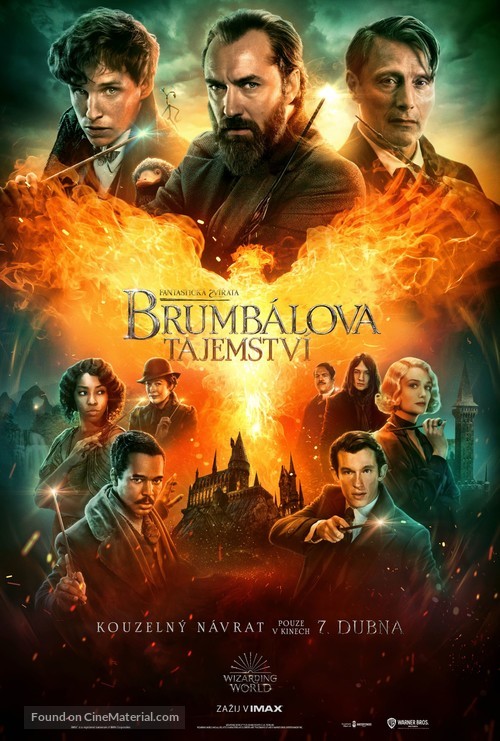 Fantastic Beasts: The Secrets of Dumbledore - Czech Movie Poster