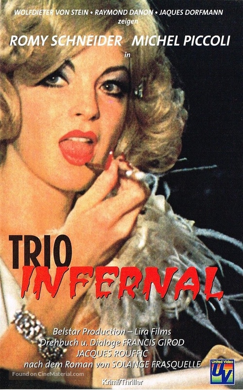 Trio infernal, Le - German VHS movie cover