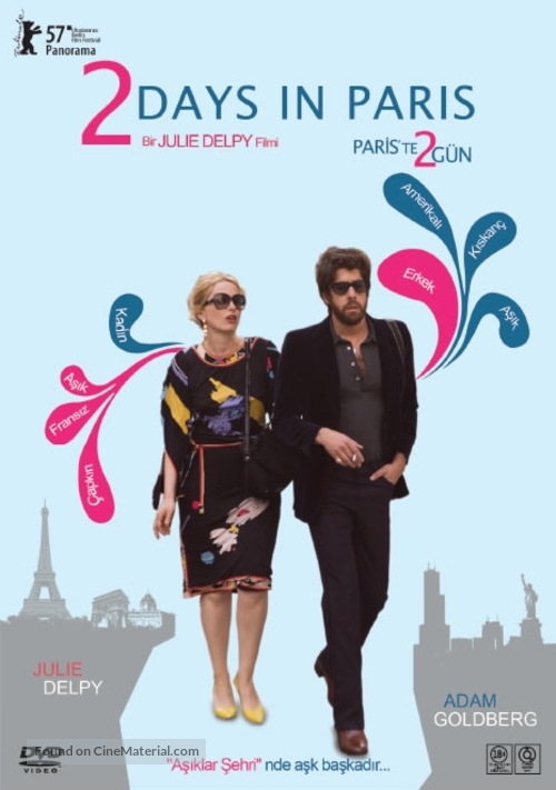 2 Days in Paris - Turkish Movie Cover