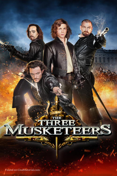 The Three Musketeers - British DVD movie cover