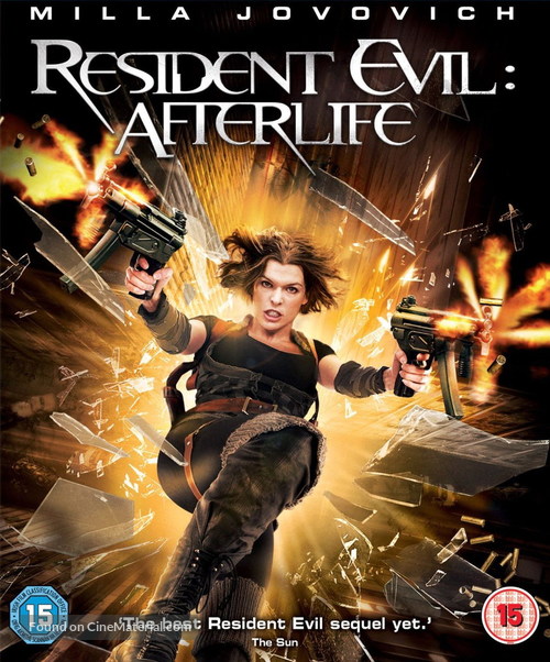 Resident Evil: Afterlife - British Movie Cover