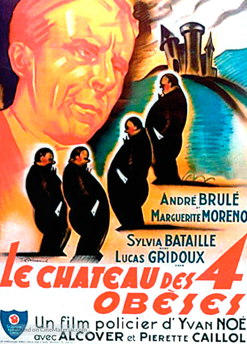 Le ch&acirc;teau des quatre ob&egrave;ses - French Movie Poster