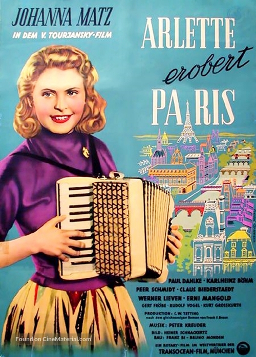 Arlette erobert Paris - German Movie Poster