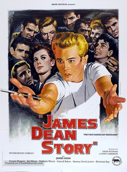 James Dean: The First American Teenager - French Movie Poster