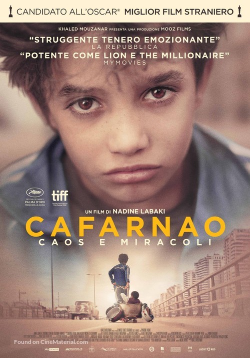 Cafarna&uacute;m - Italian Movie Poster