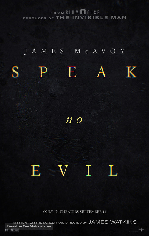 Speak No Evil - Movie Poster