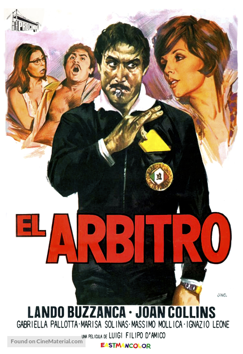 L&#039;arbitro - Spanish Movie Poster