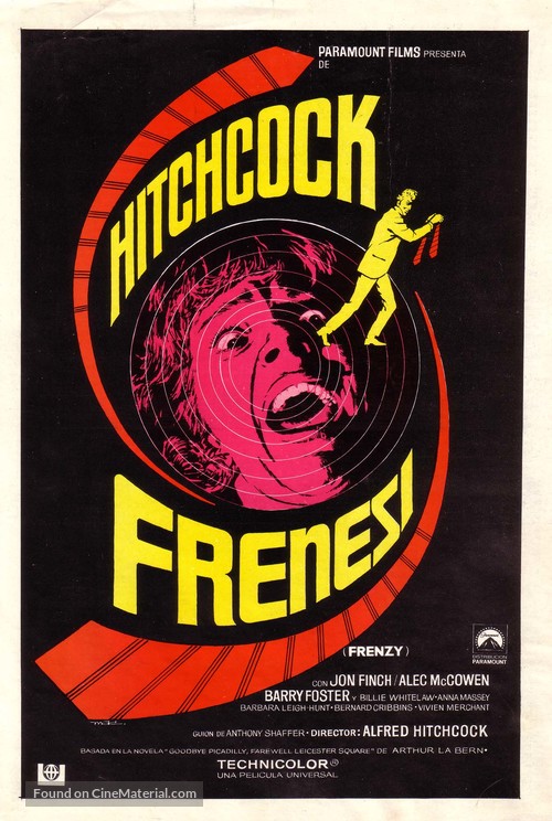 Frenzy - Spanish Movie Poster