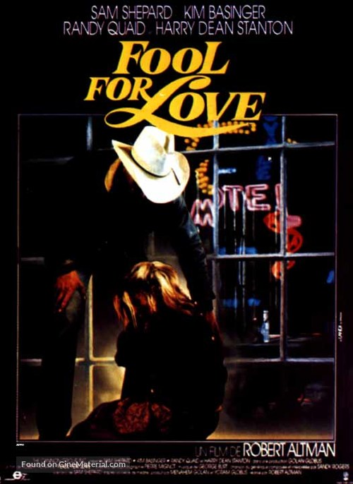 Fool for Love - French Movie Poster