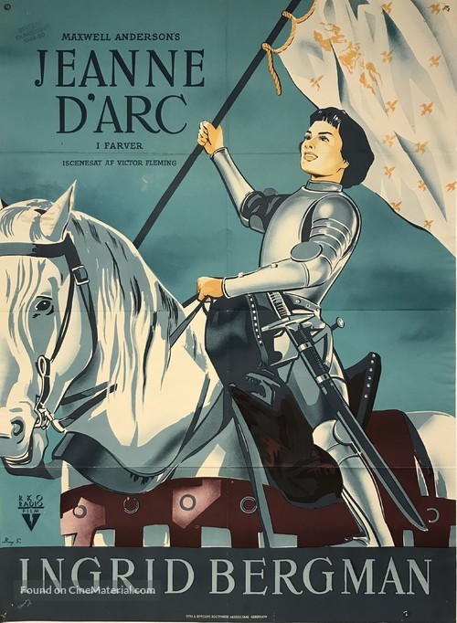 Joan of Arc - Danish Movie Poster