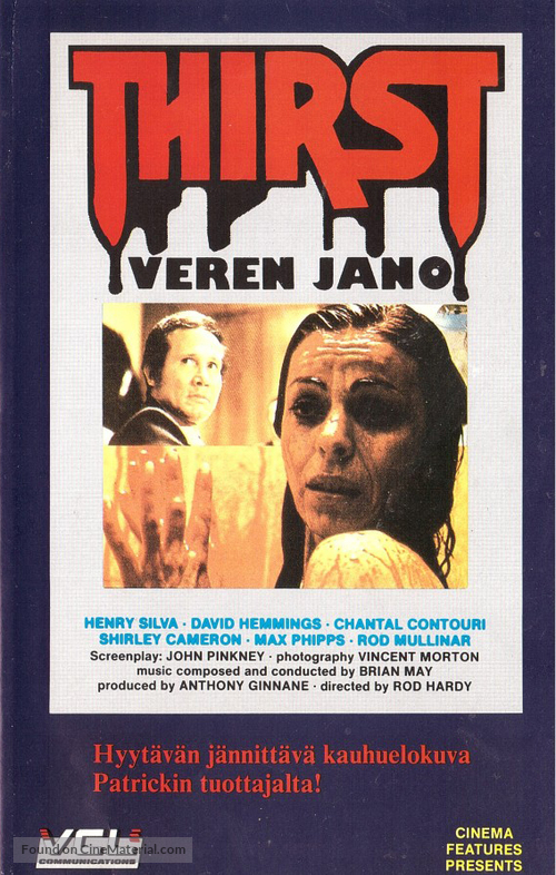 Thirst - Finnish VHS movie cover