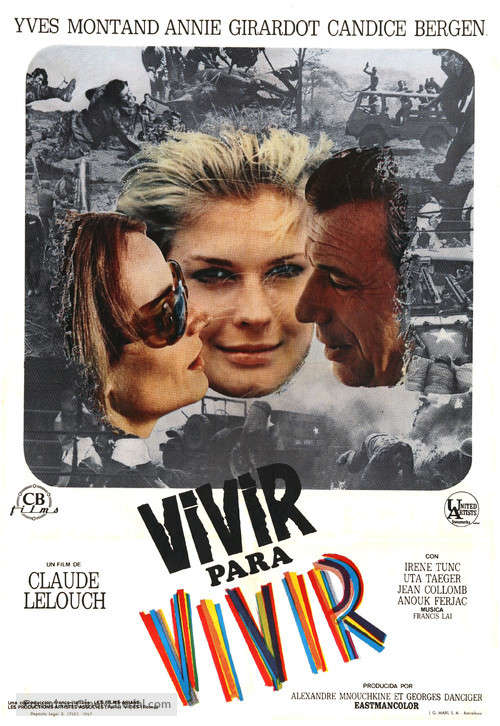 Vivre pour vivre - Spanish Movie Poster