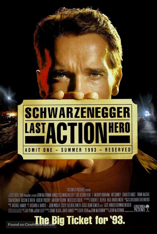 Last Action Hero - British Movie Poster