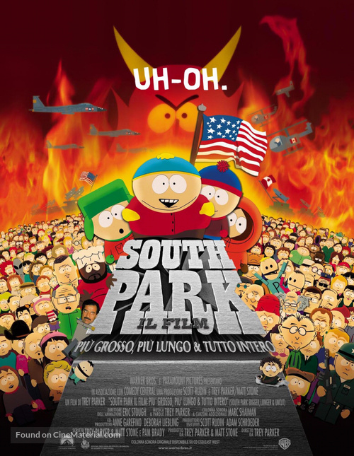 South Park: Bigger Longer &amp; Uncut - Italian Movie Poster