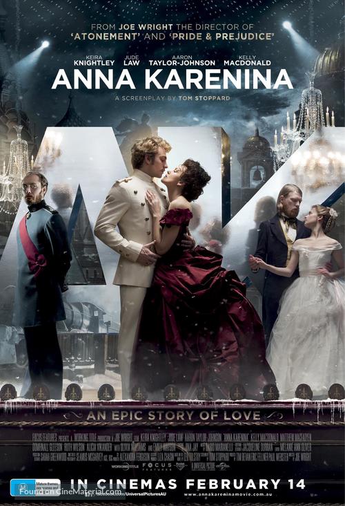 Anna Karenina - Australian Movie Poster