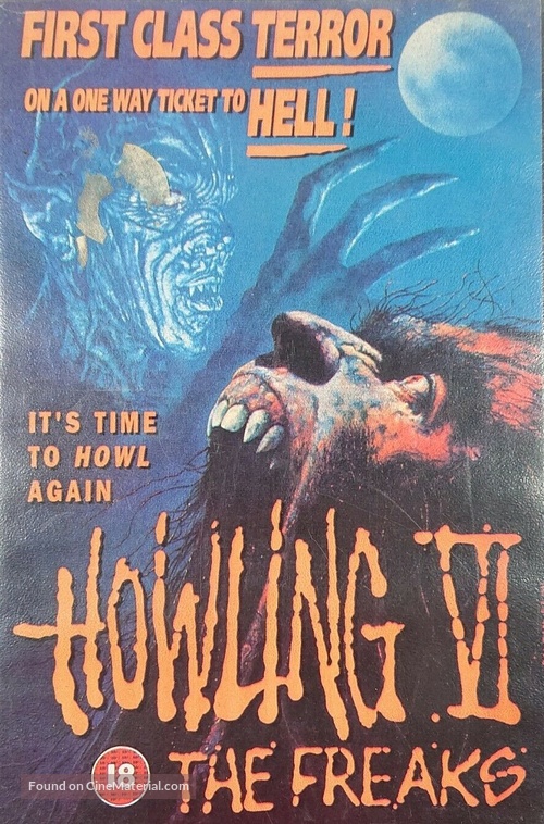 Howling VI: The Freaks - British VHS movie cover