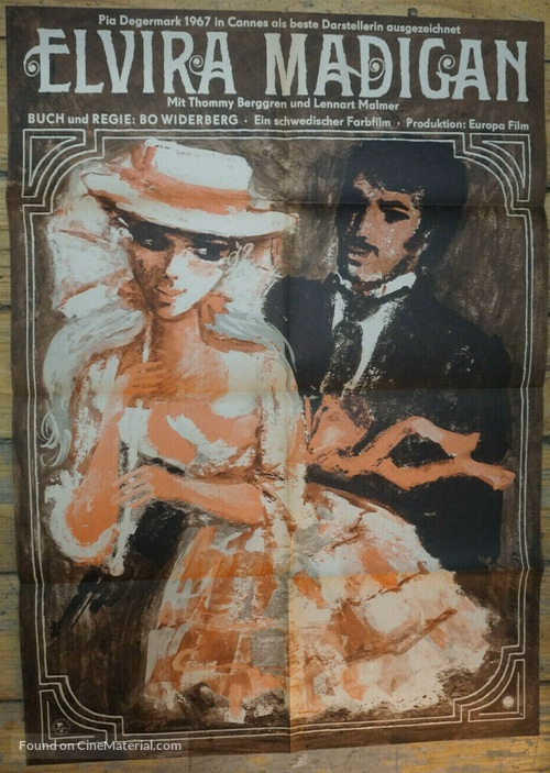 Elvira Madigan - German Movie Poster