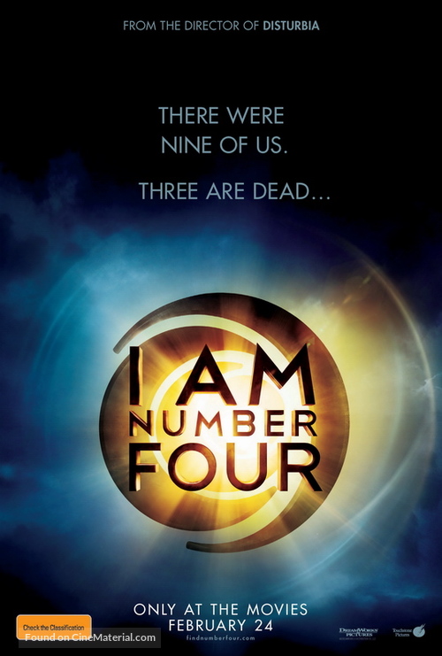 I Am Number Four - Australian Movie Poster