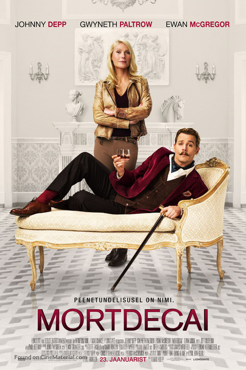 Mortdecai - Estonian Movie Poster