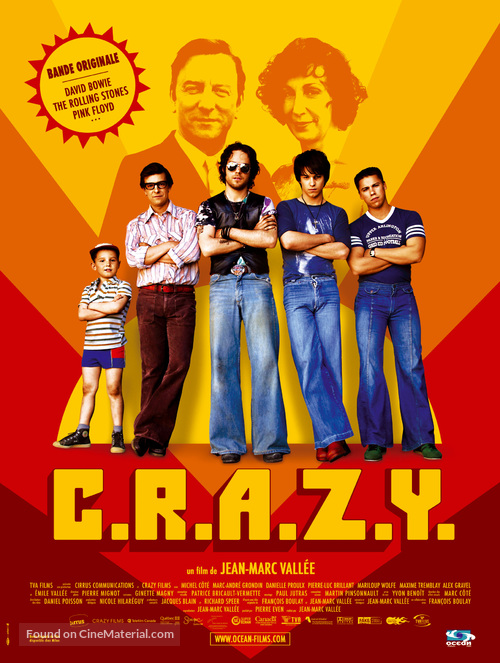 C.R.A.Z.Y. - French Movie Poster