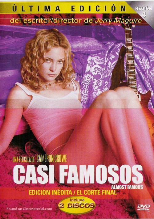 Almost Famous - Mexican Movie Cover