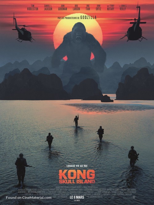 Kong: Skull Island - French Movie Poster