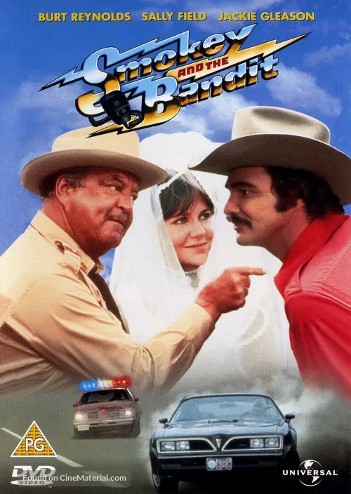 Smokey and the Bandit (1977) British dvd movie cover Smokey and the Bandit (1977) British dvd movie cover