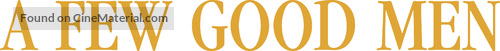 A Few Good Men - Logo
