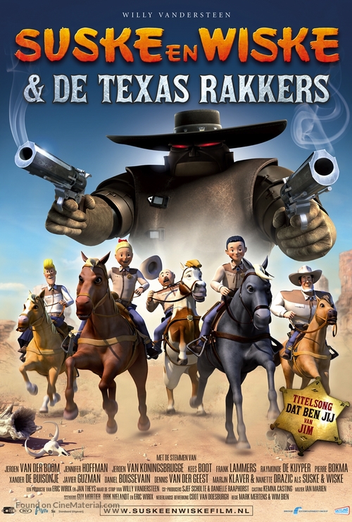 Suske en Wiske: De Texas rakkers - Dutch Movie Poster