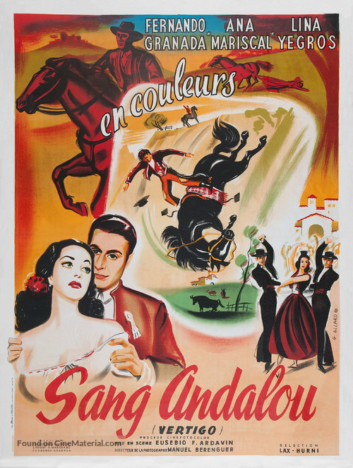 V&eacute;rtigo - French Movie Poster