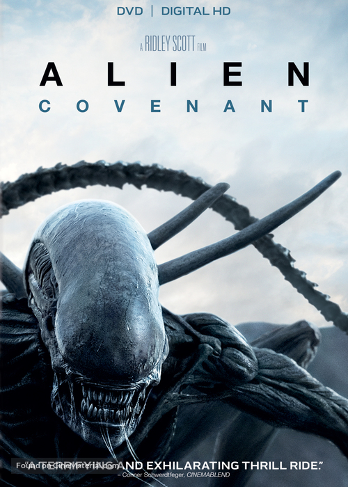 Alien: Covenant - DVD movie cover