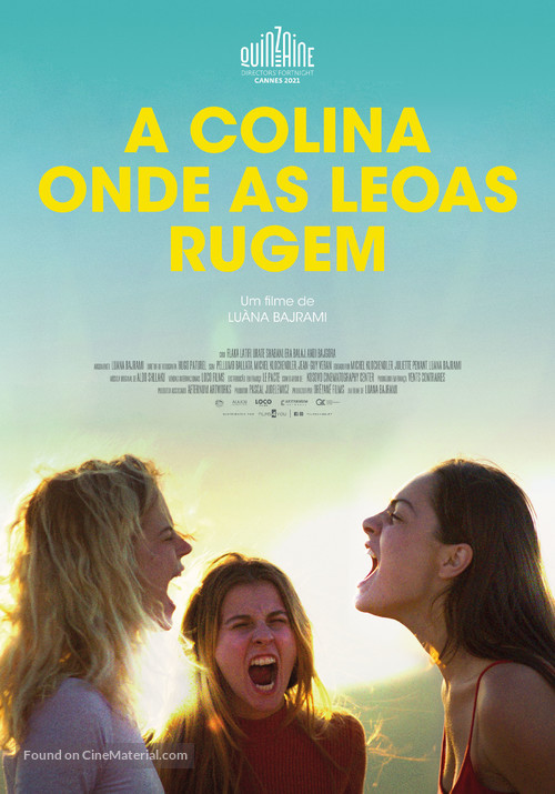 La colline o&ugrave; rugissent les lionnes - Portuguese Movie Poster