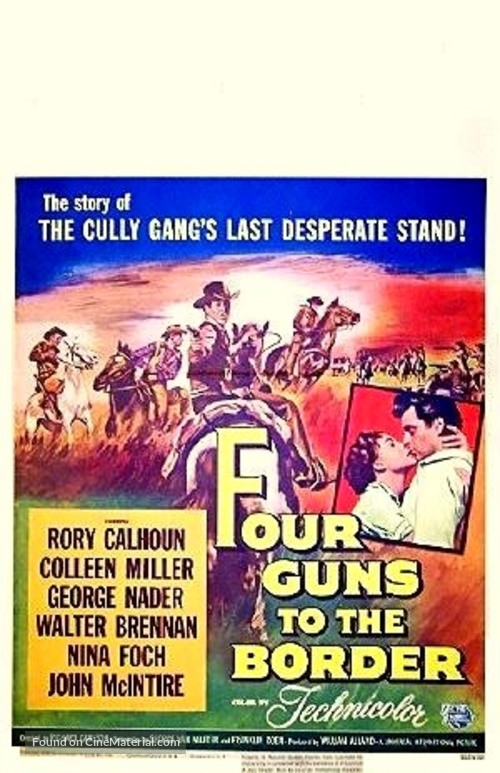 Four Guns to the Border - Movie Poster