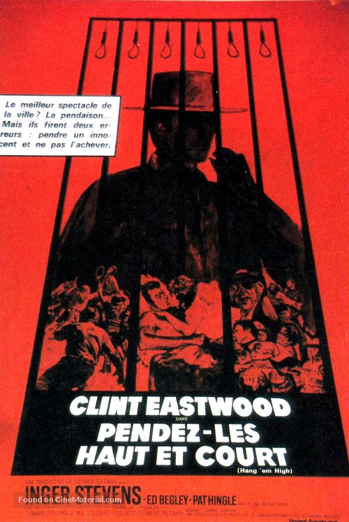Hang Em High - French Movie Poster