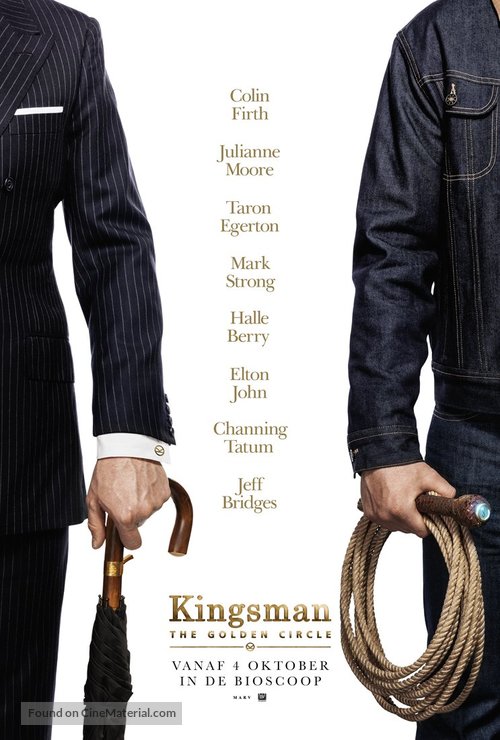 Kingsman: The Golden Circle - Belgian Movie Poster