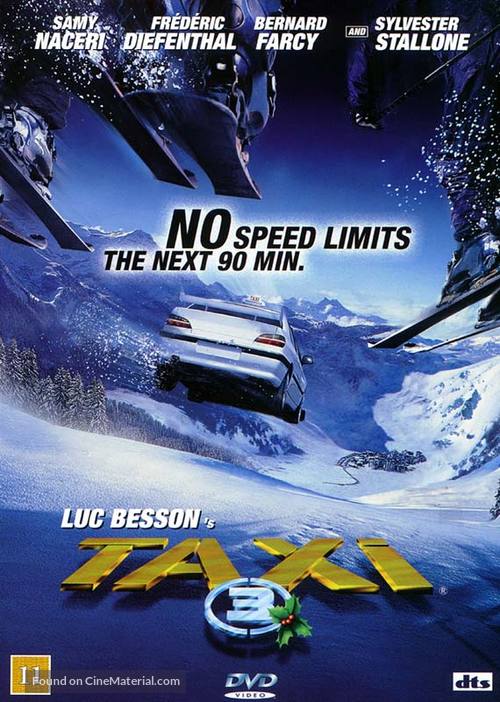 Taxi 3 - Danish DVD movie cover