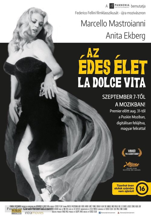 La dolce vita - Hungarian Movie Poster
