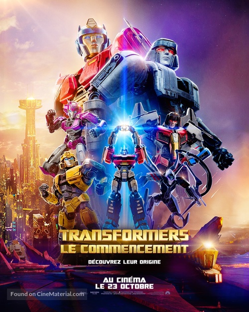 Transformers One - French Movie Poster