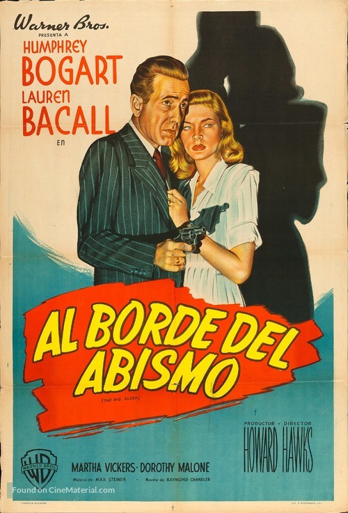 The Big Sleep - Argentinian Movie Poster