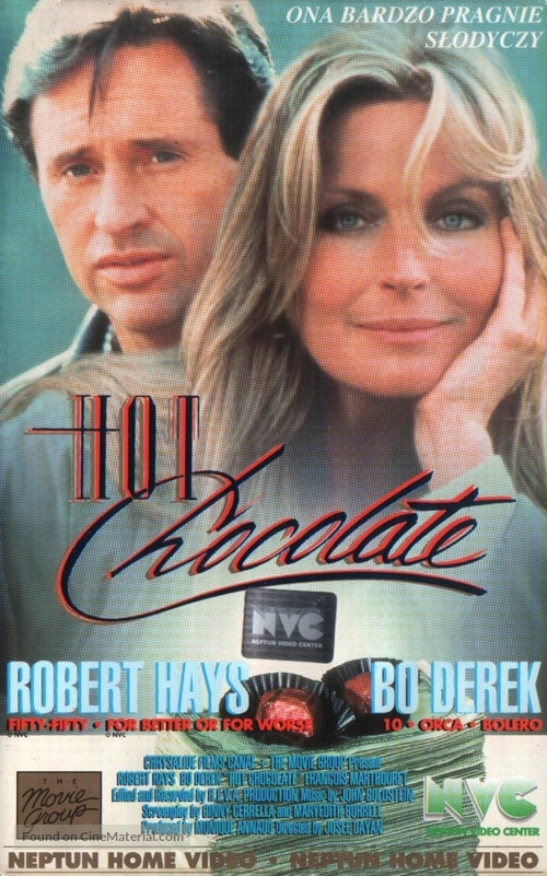 Amour et chocolat - Polish VHS movie cover