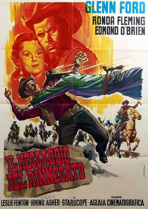 The Redhead and the Cowboy - Italian Movie Poster
