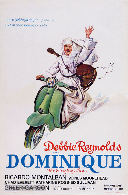 The Singing Nun - Belgian Movie Poster