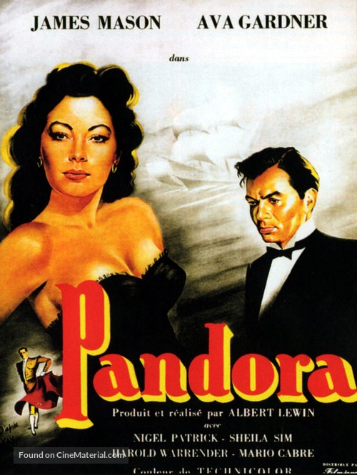 Pandora and the Flying Dutchman - French Movie Poster