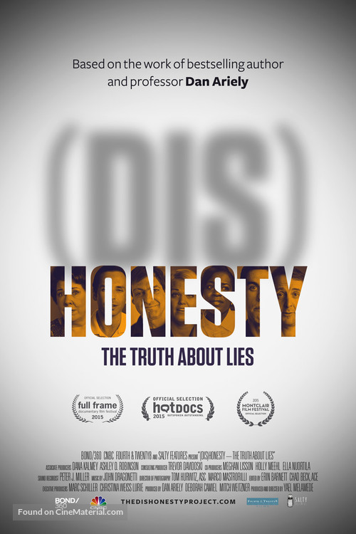 (Dis)Honesty: The Truth About Lies - Movie Poster